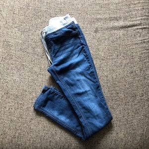 Justice fabric waist jeggings size 14